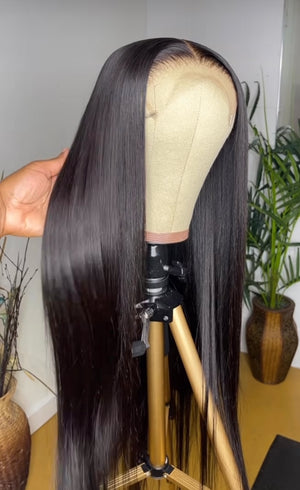 24 6x6 Lace Closure Straight Wig K Luxury Beauty