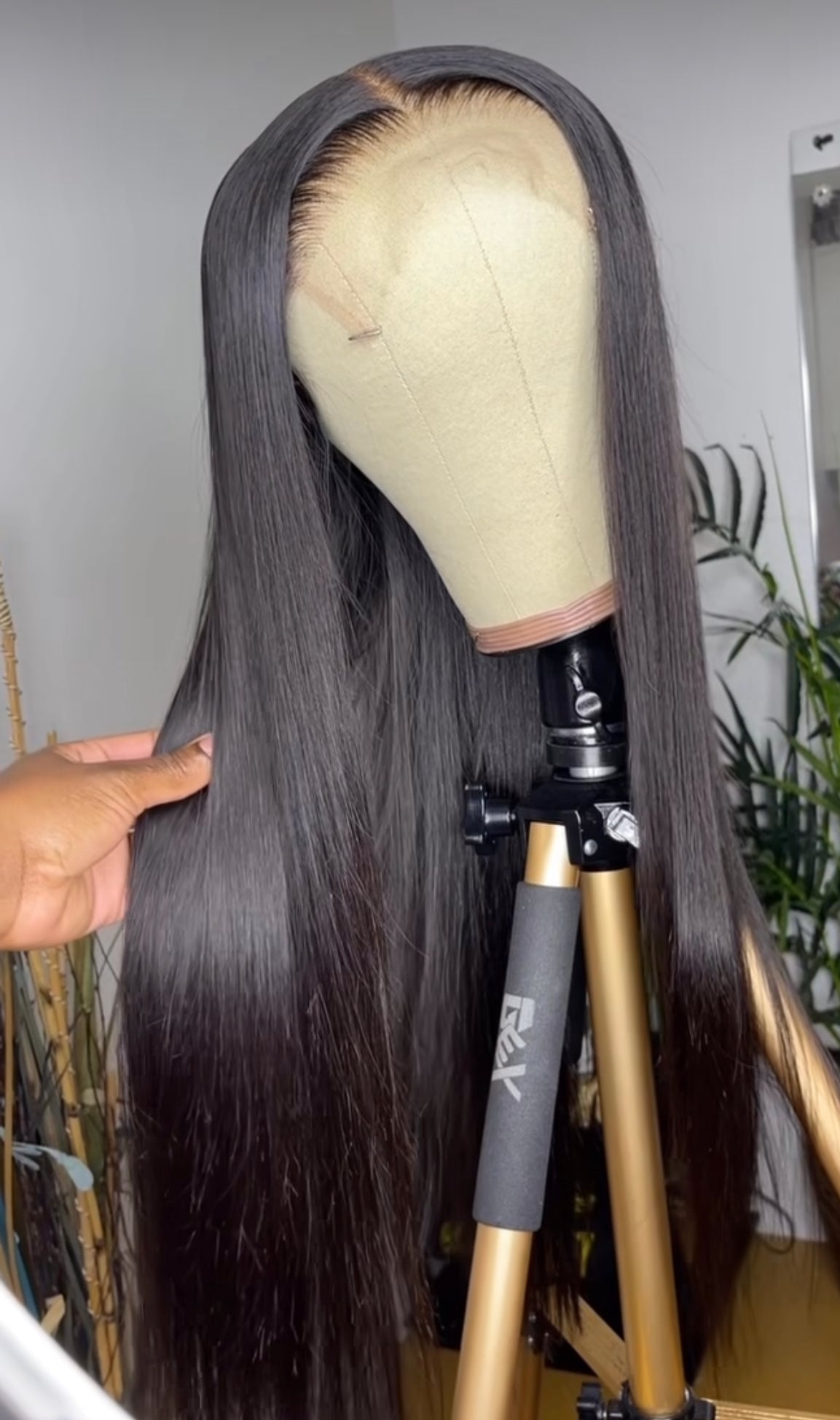 24 6x6 Lace Closure Straight Wig K Luxury Beauty